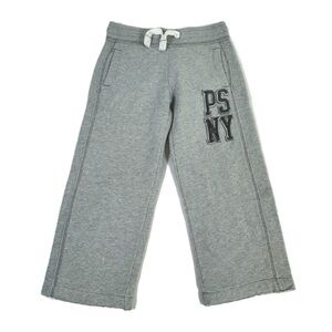 P.s. Aeropostale Kids Fleece Lined Gray Drawstring Sweatpants